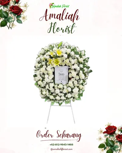 Krans Bunga Duka Cita di Bandulan