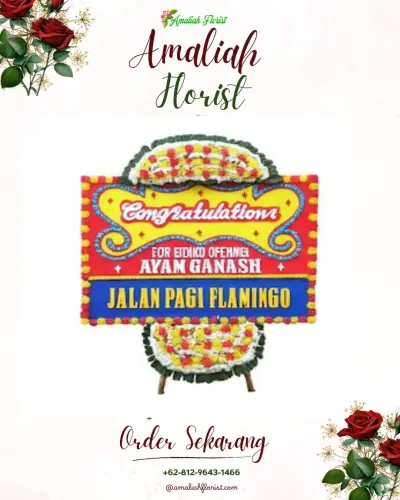 Bunga Papan Congratulation di Bandulan